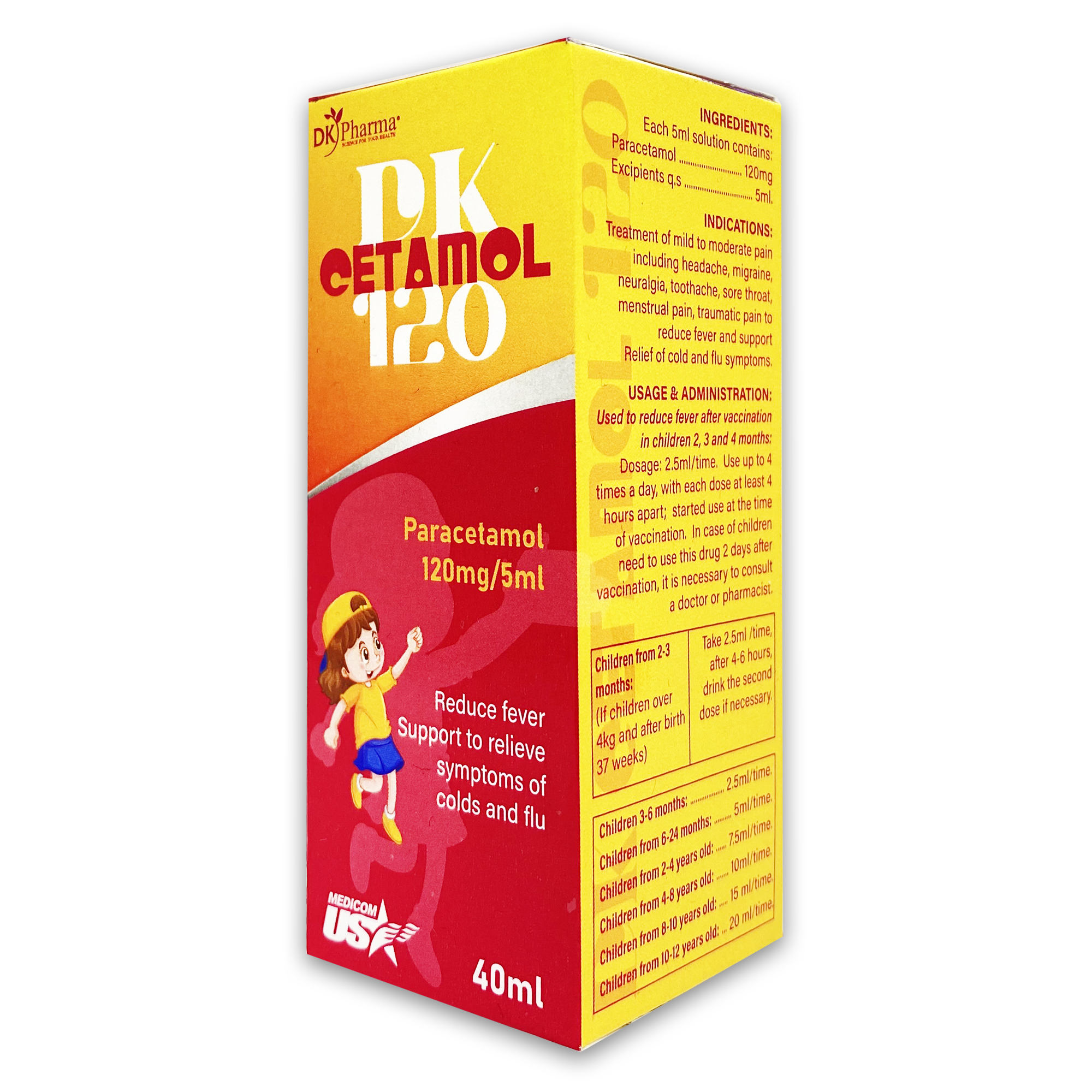Dk Cetamol 120 USMEDICOM